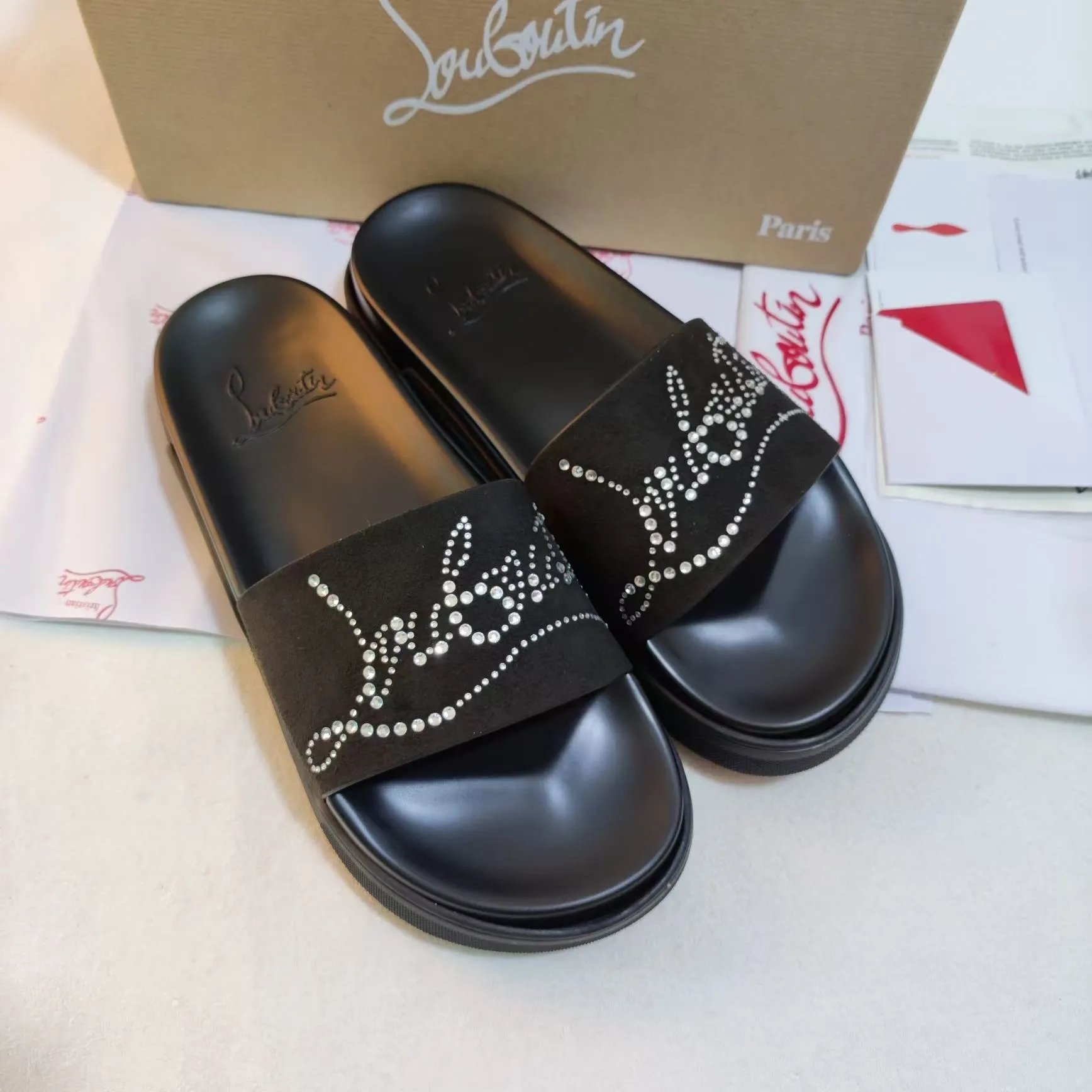 Christian Louboutin Slippers Spiked slide and thong — 5