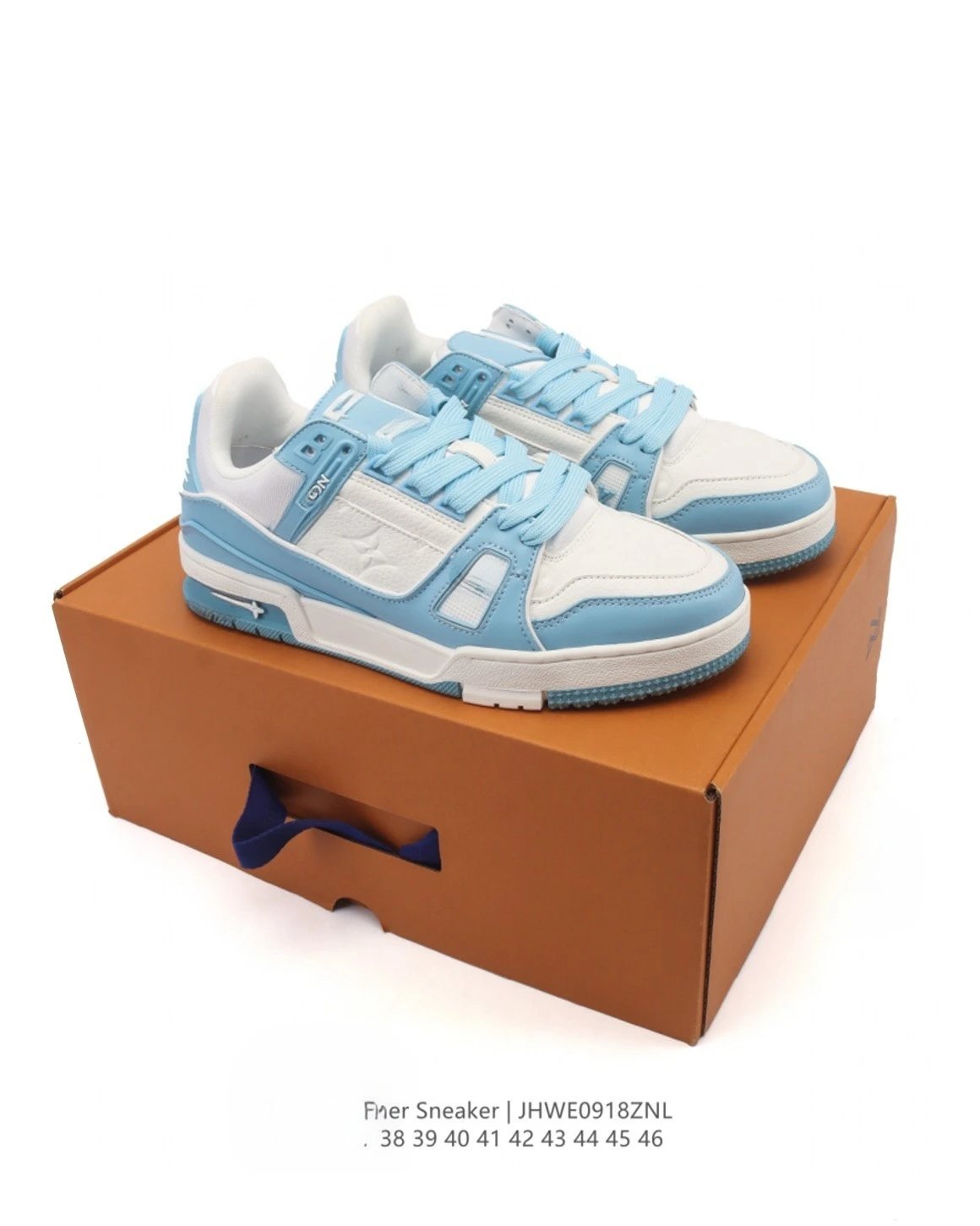 Louis Vuitton Sneakers Low-Top Lace-Up — 38