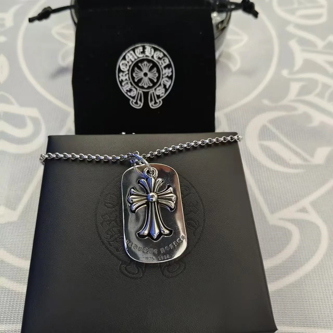 Chrome Hearts Jewelry Gothic Cross Pendant Necklace image 7