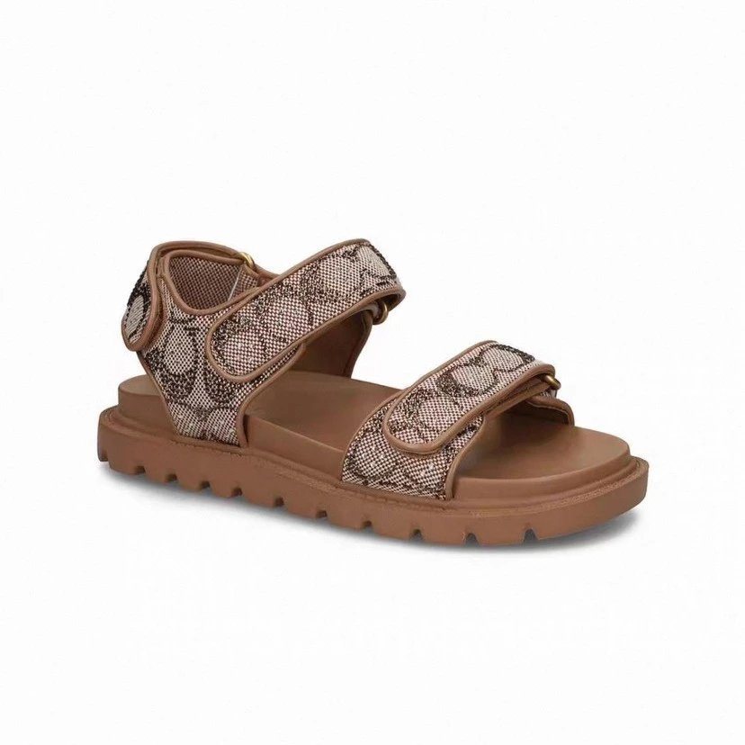 Coach Slippers Logo-pattern slide with lug sole image 4