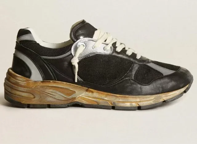Golden Goose Sneakers Dad-Star distressed lace-up product detail image 1