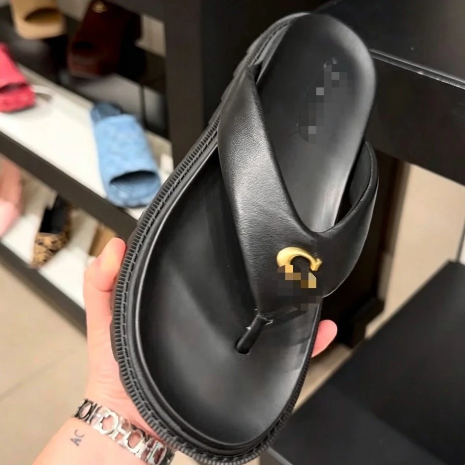 Coach Slippers Logo-pattern slide with lug sole product image