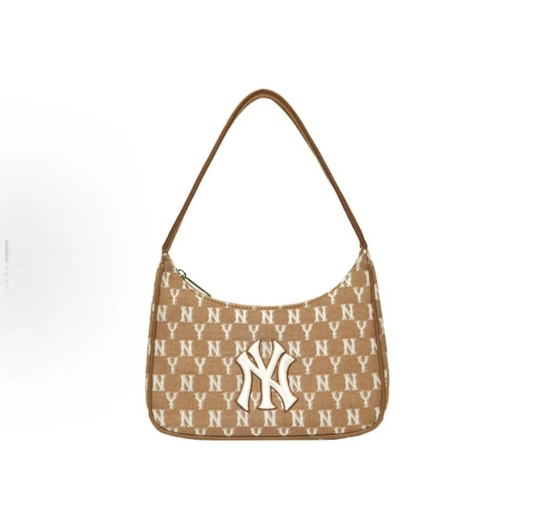 MLB Shoulder Bags NY Monogram Embossed Bag — Cowboy armpit khakis