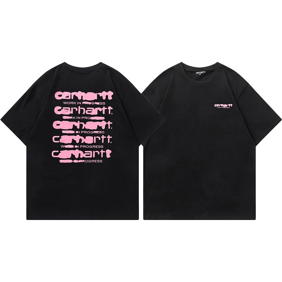 Carhartt T-Shirts Short-Sleeve Pocket T-Shirt with Logo Patch — 10 black
