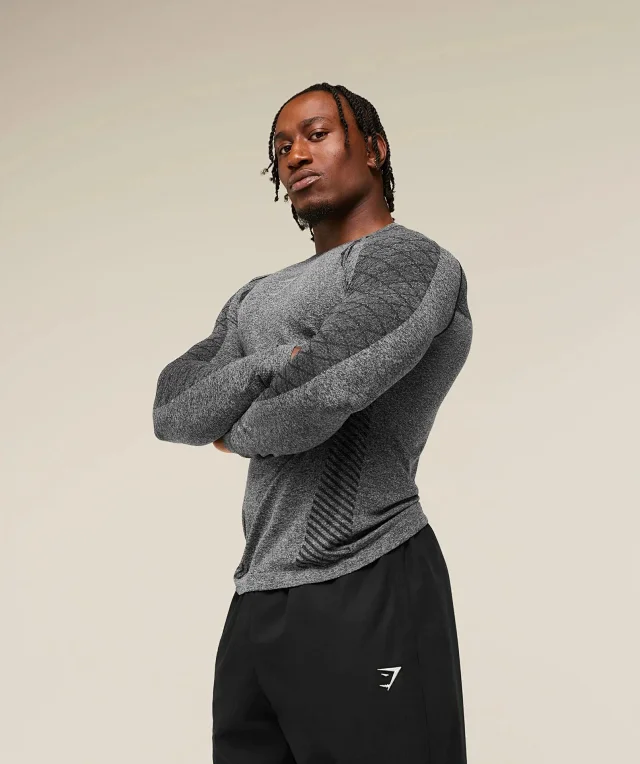 Gymshark Shirts Vital Seamless Long Sleeve T-Shirt product detail image 19