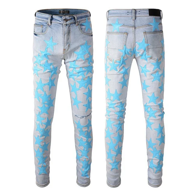 AMIRI Jeans Skinny with Star Appliqués product detail image 8