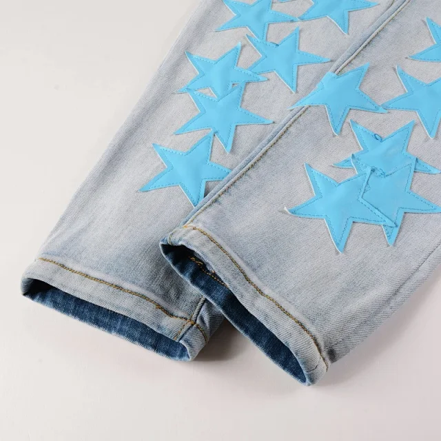 AMIRI Jeans Skinny with Star Appliqués product detail image 16