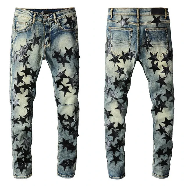 AMIRI Jeans Skinny with Star Appliqués product detail image 5