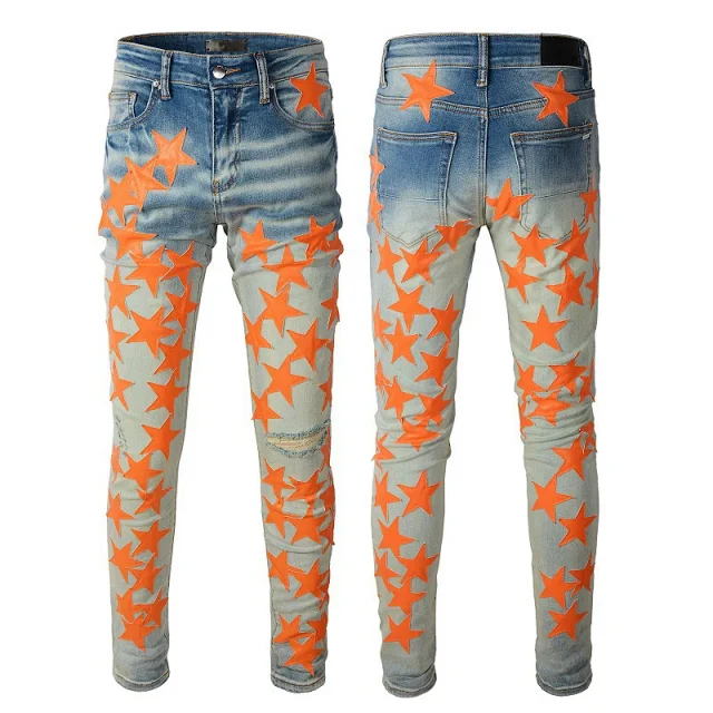 AMIRI Jeans Skinny with Star Appliqués product detail image 2