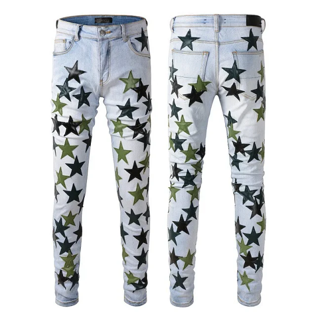 AMIRI Jeans Skinny with Star Appliqués product detail image 6