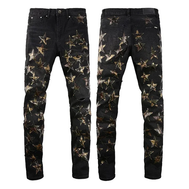 AMIRI Jeans Skinny with Star Appliqués product detail image 9