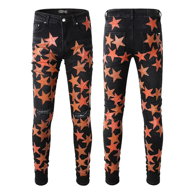 AMIRI Jeans Skinny with Star Appliqués product detail image 7
