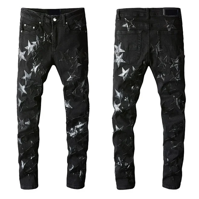 AMIRI Jeans Skinny with Star Appliqués product detail image 4