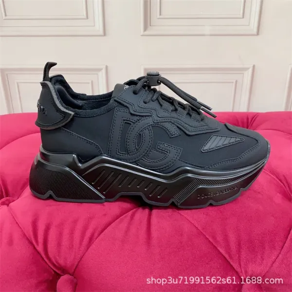 Dolce & Gabbana DG Runner Black Chunky Sneakers - 1