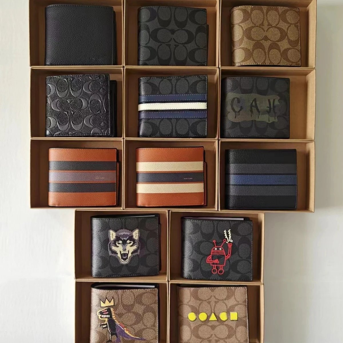 Cross-border trade men's wallet, casual retro PVC and leather wallet, short style, multi-card slot coin purse, small card holder