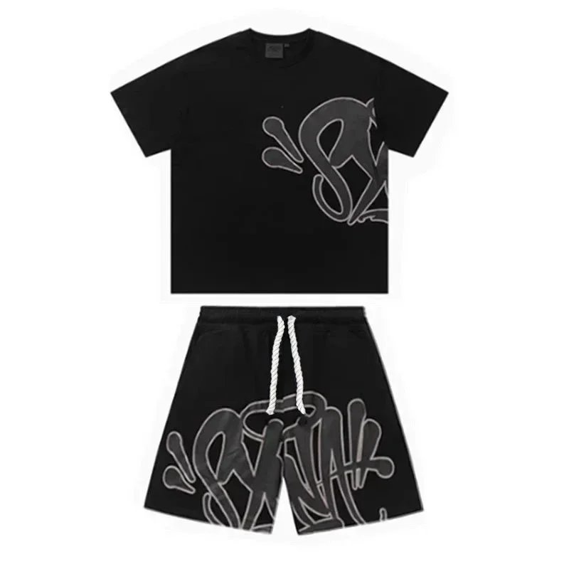 Black Short Sleeve Set * Top Quality