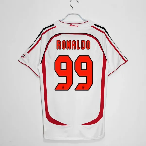 AS Roma Ronaldo #99 White Away Jersey - 1