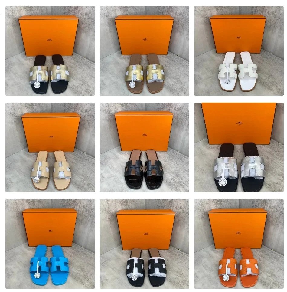 Hermes Oran Slides Sandals [35