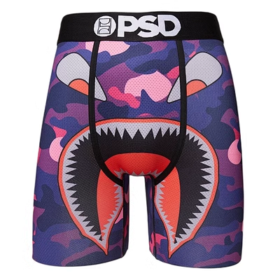 Design PSD Shark Mouth Camo Boxer Briefs Multicolor Underwear product listing in Litbuy spreadsheet finds