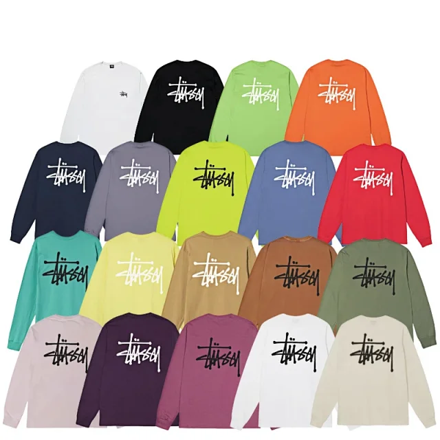 Stüssy T-Shirts Long-Sleeve Logo Print T-Shirt product detail image 3