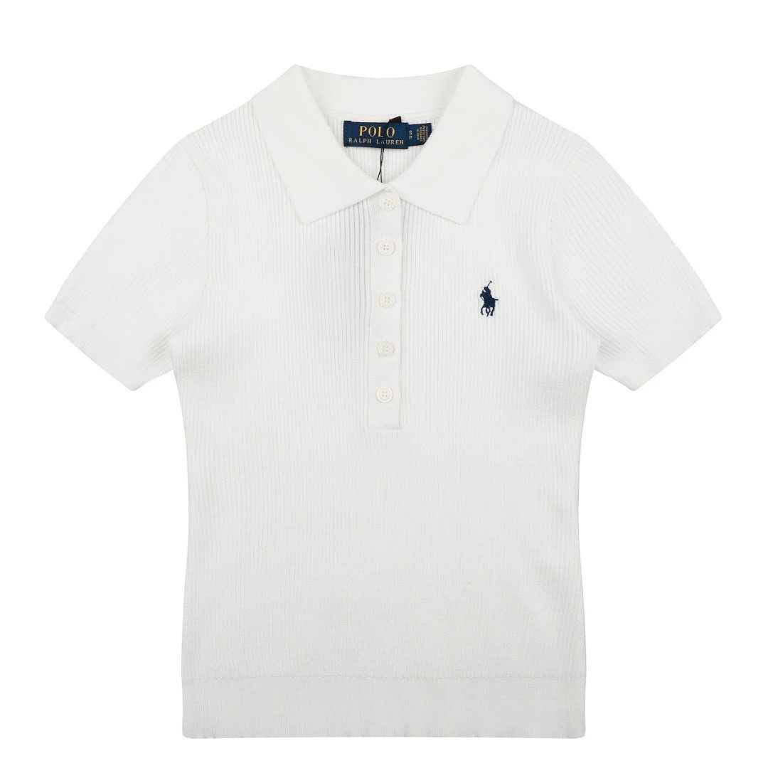 Polo Ralph Lauren T-Shirts Rib-Knit Short-Sleeve Shirt image 5