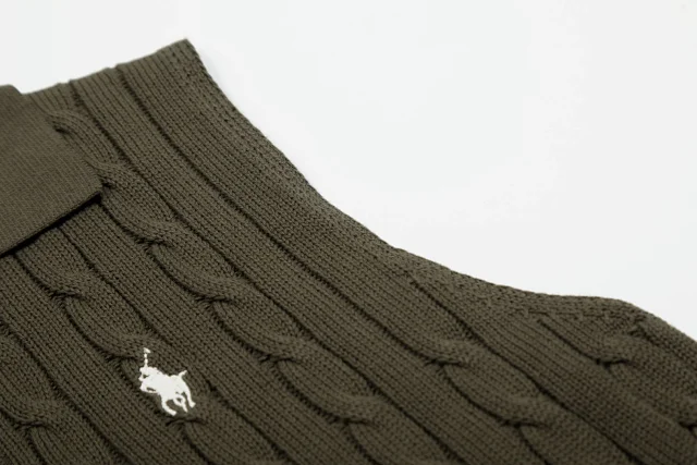 Polo Ralph Lauren Vests Cable-Knit Collar Sweater Vest product detail image 5