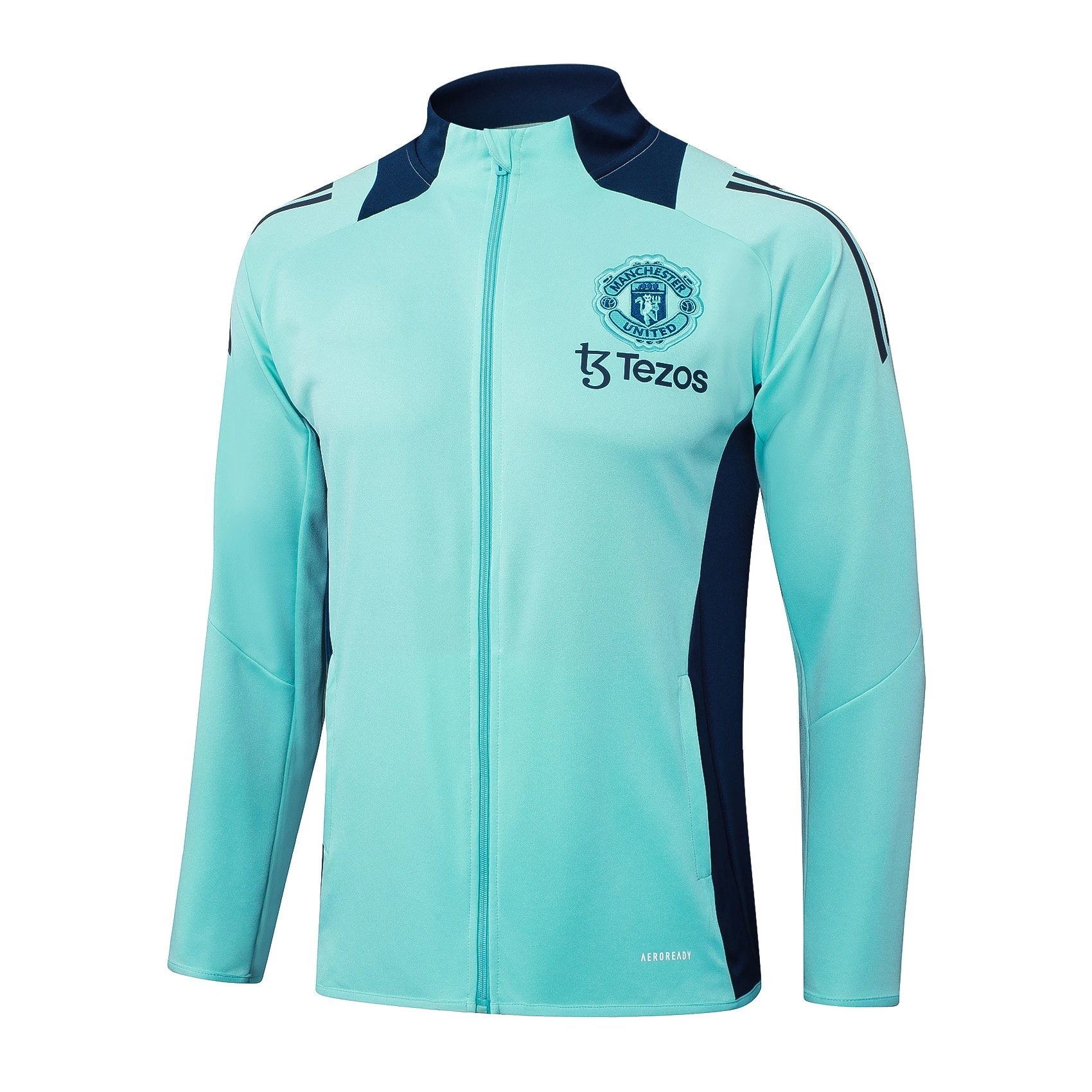 CBF x Artist Collaboration Christ the Redeemer Graphic Track Jacket Blue Outerwear - 26