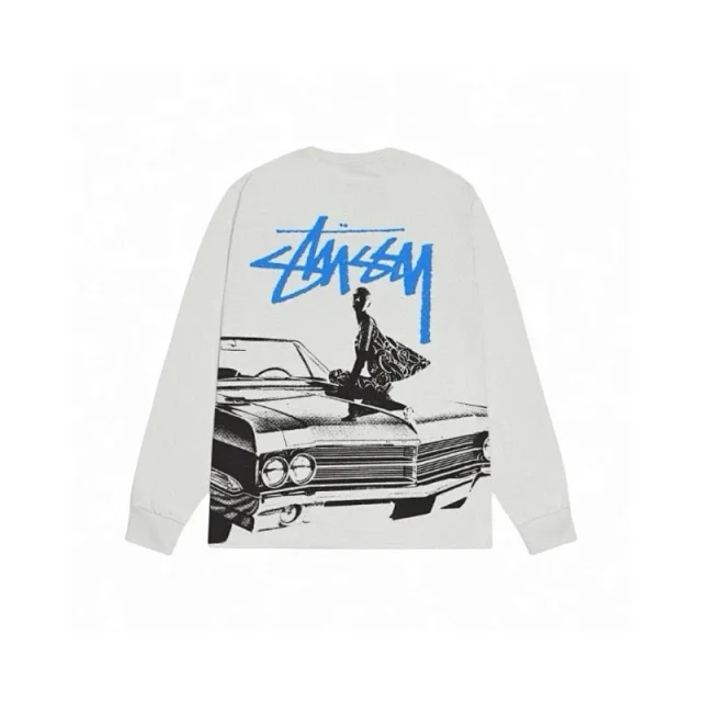 Stüssy T-Shirts Long-Sleeve Logo Print T-Shirt product detail image 12