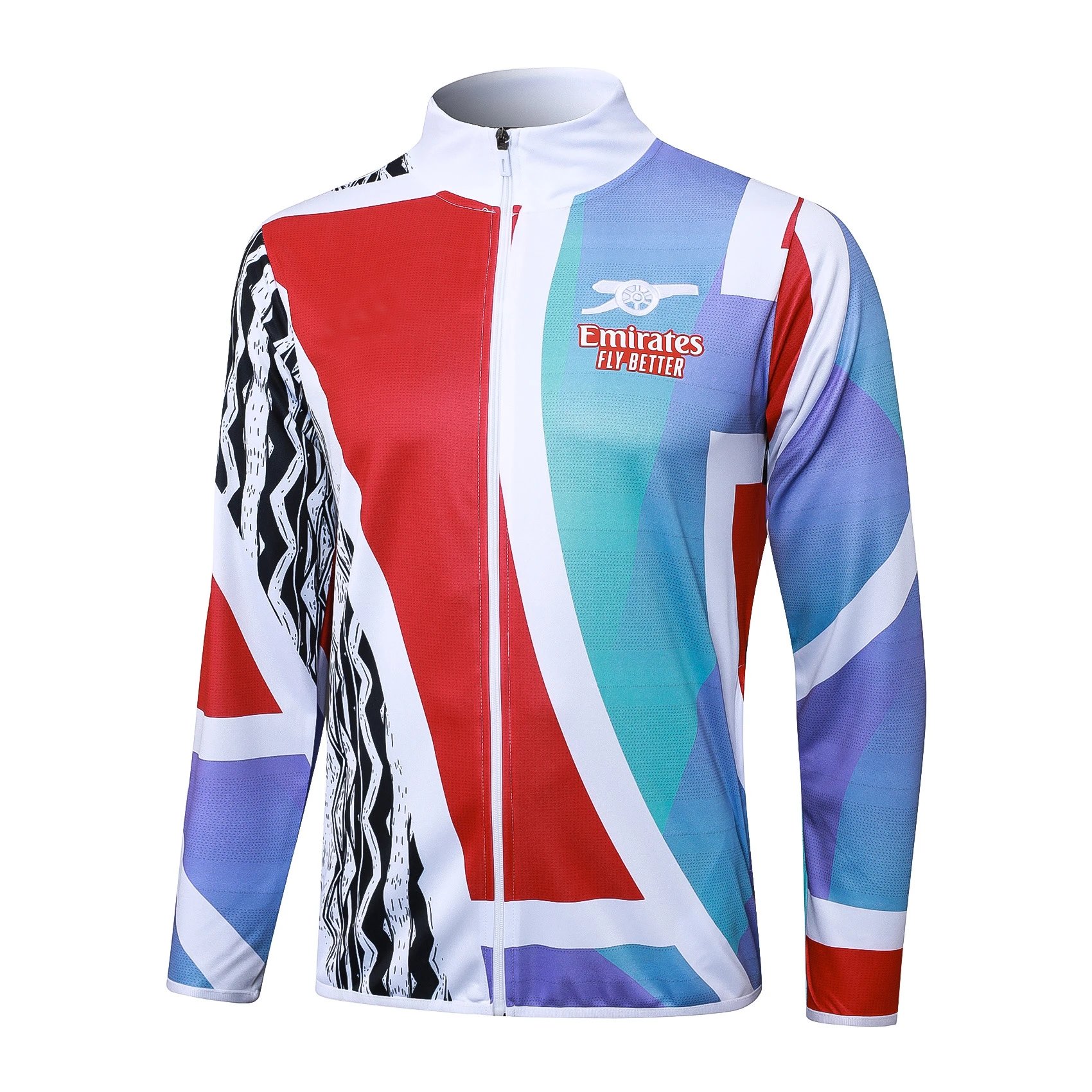 CBF x Artist Collaboration Christ the Redeemer Graphic Track Jacket Blue Outerwear - 30