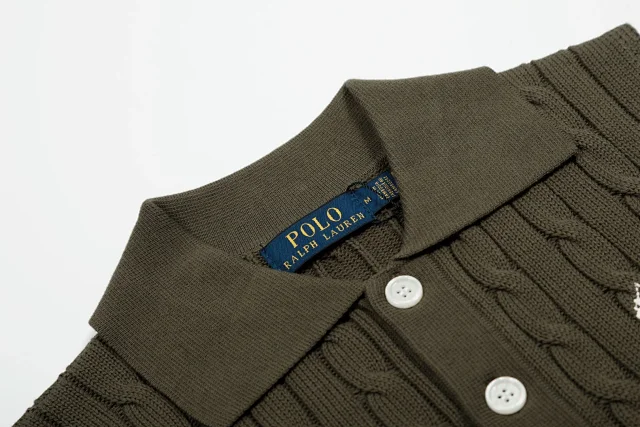 Polo Ralph Lauren Vests Cable-Knit Collar Sweater Vest product detail image 2