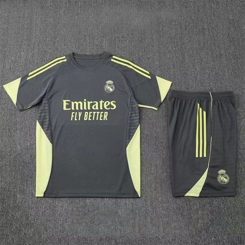 Nike Football Jerseys Jersey and Shorts Set — 2526 Real Madrid dark gray (with original tag)