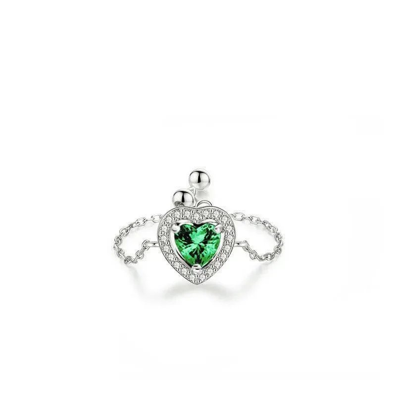 Unbranded Jewelry Heart-shaped crystal pendant necklace image 5