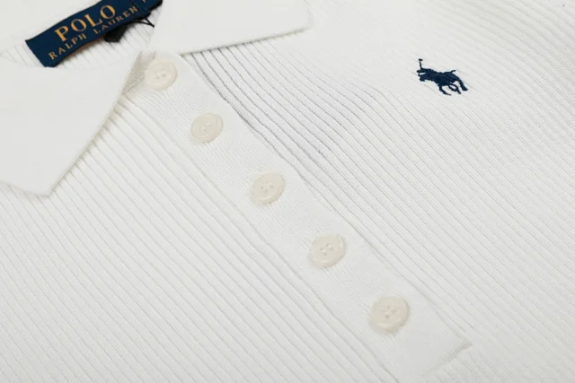 Polo Ralph Lauren T-Shirts Rib-Knit Short-Sleeve Shirt product detail image 5