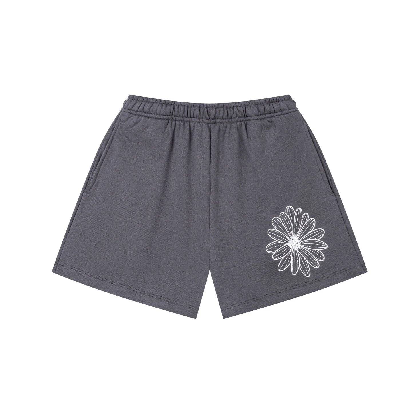 Unbranded Shorts Elastic-Waist Daisy Graphic image 4