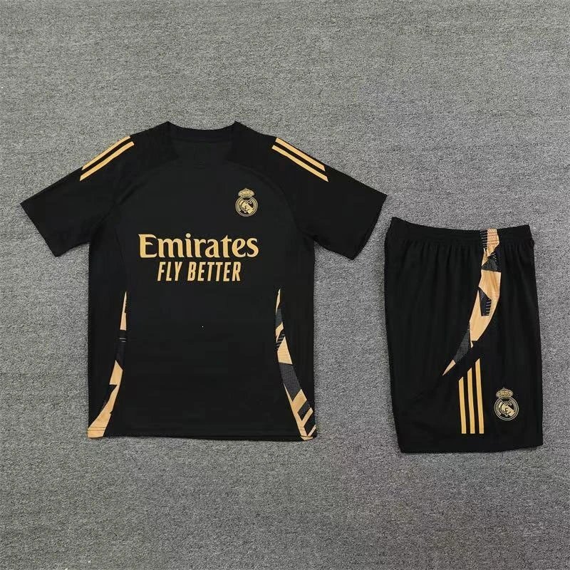 Nike Football Jerseys Jersey and Shorts Set — 24/25 Real Madrid black and gold (with original tag)