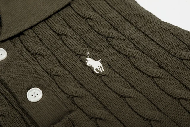 Polo Ralph Lauren Vests Cable-Knit Collar Sweater Vest product detail image 4