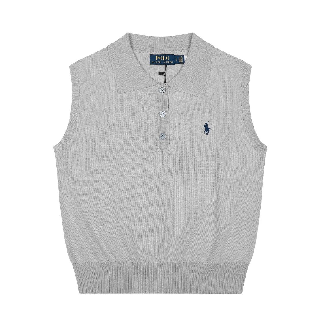 Polo Ralph Lauren Vests Sleeveless knit vest — gray