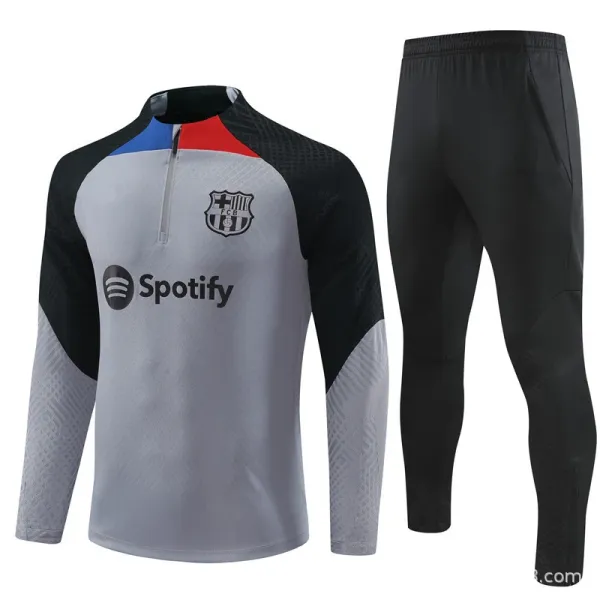 FC Barcelona Training Set Gray / Black Spotify Sponsorship Activewear - 1