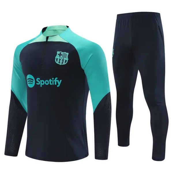 FC Barcelona Training Set Teal and Navy Activewear - 1
