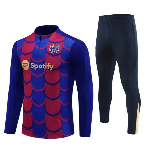 CBF Brazil Christ the Redeemer Graphic Half-Zip Tracksuit Set Black - 3