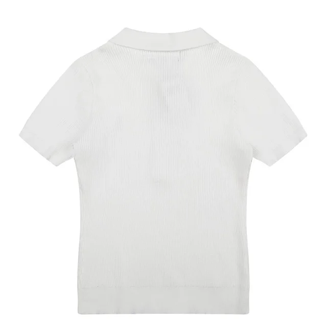 Polo Ralph Lauren T-Shirts Rib-Knit Short-Sleeve Shirt product detail image 3