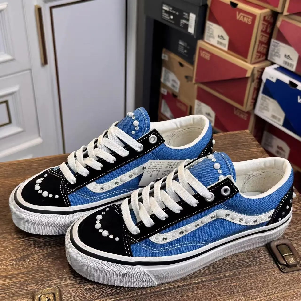 Vans Casual Shoes Old Skool Low-Top — OTW blue