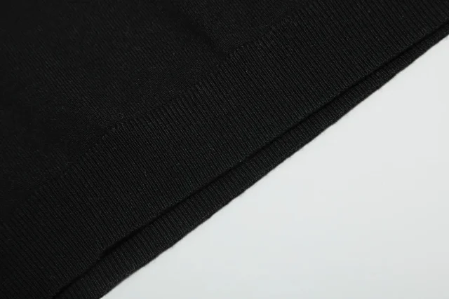 Kenzo Knitwear Short-Sleeve Knit Top with Flower Embroidery product detail image 5