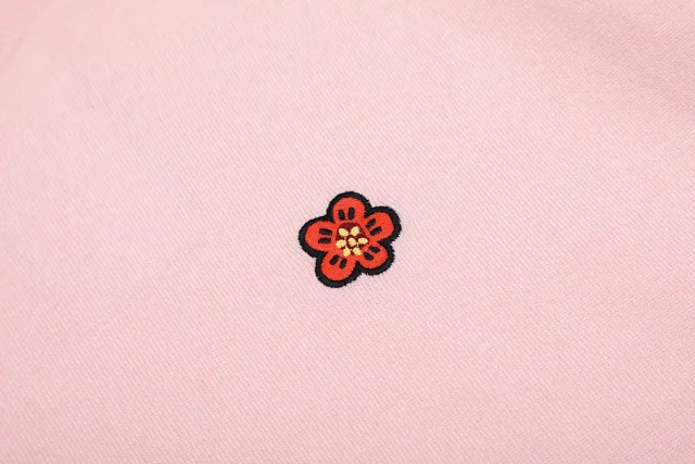 Kenzo Knitwear Short-Sleeve Knit Top with Flower Embroidery product detail image 9