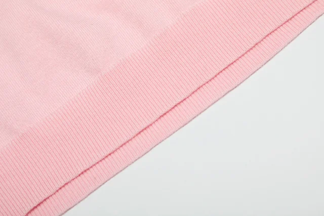 Kenzo Knitwear Short-Sleeve Knit Top with Flower Embroidery product detail image 11