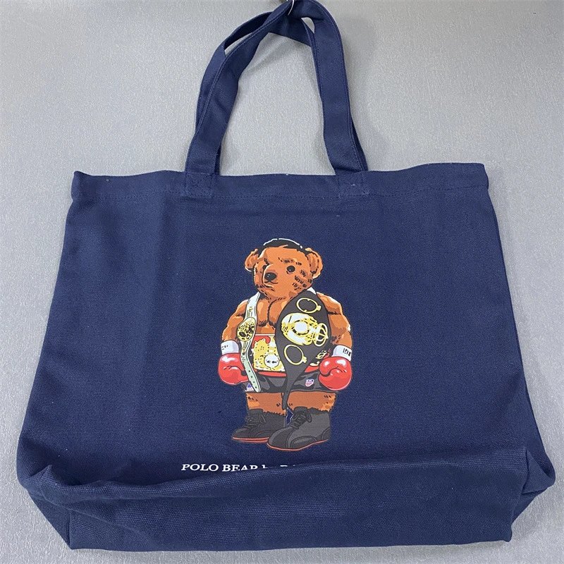 Polo Ralph Lauren Bear Golf Tote Bag Navy - 4