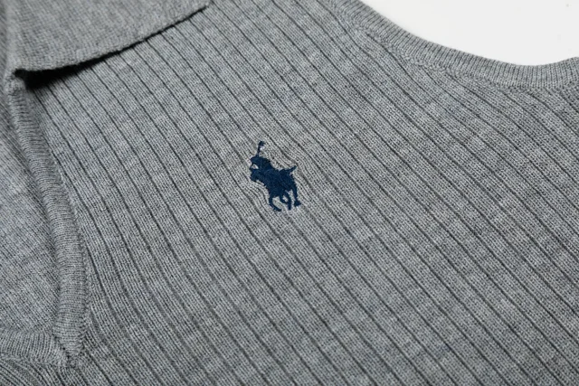 Polo Ralph Lauren Vests Rib-Knit Collared Sleeveless Vest product detail image 6