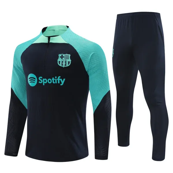 FC Barcelona x Spotify Training Set Navy and Turquoise Activewear - 1