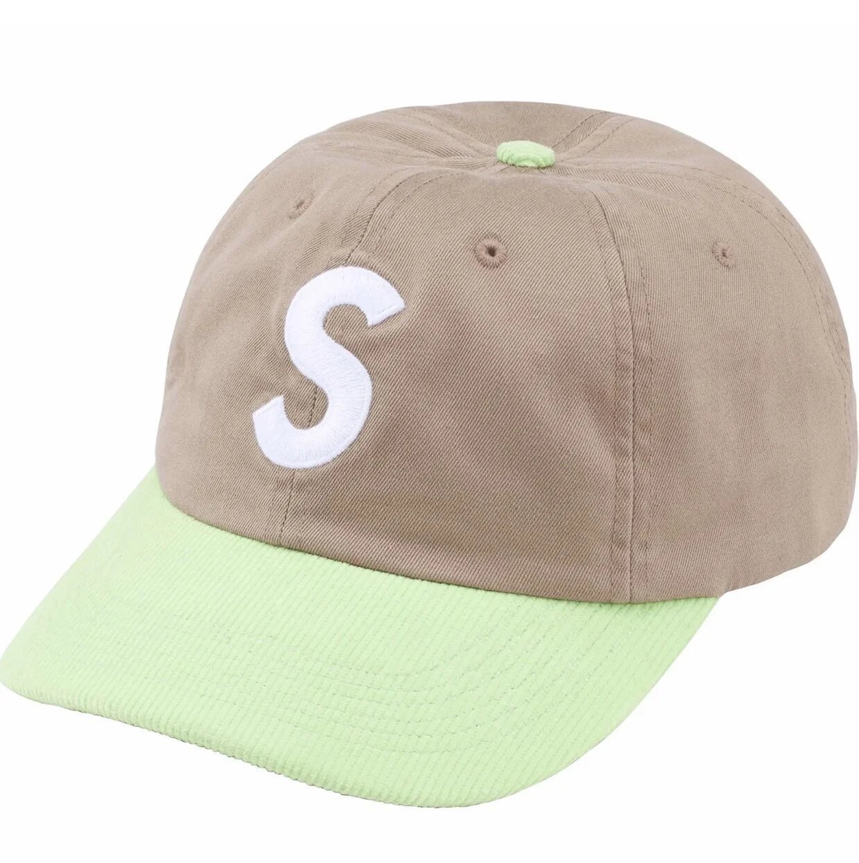 Supreme Hats Five-Panel Camp Cap — H022 Khaki