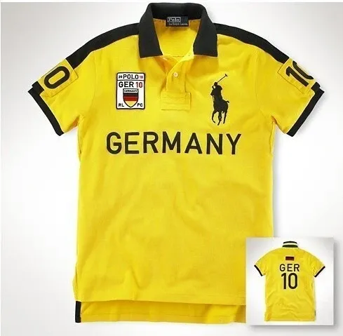 Polo Ralph Lauren Germany National Team Polo Yellow Polo Shirt - 1
